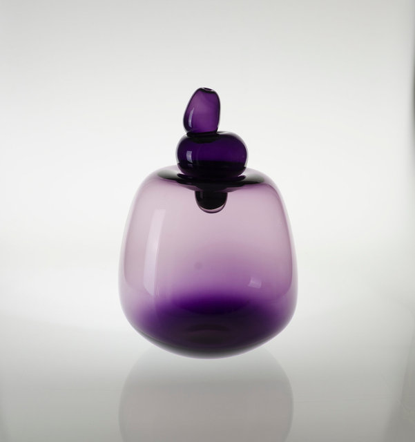Big Purple Shiny Vase