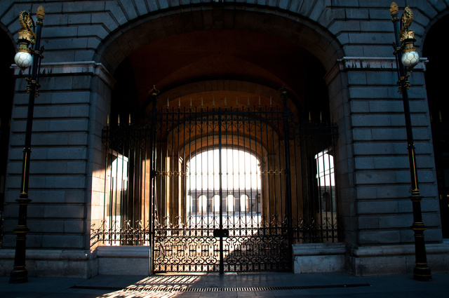 Gate to the Royal Palace, Madrid