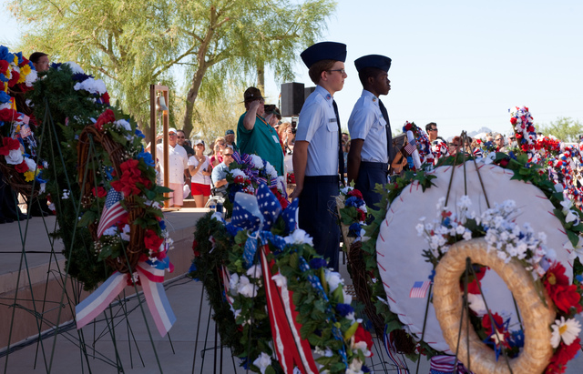 JRTOC During the Placing of the Wreaths