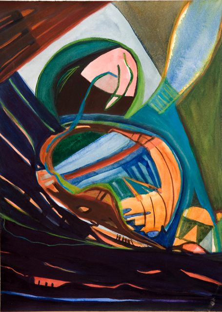 Universal, Mixed Media on Paper, 14"x10"