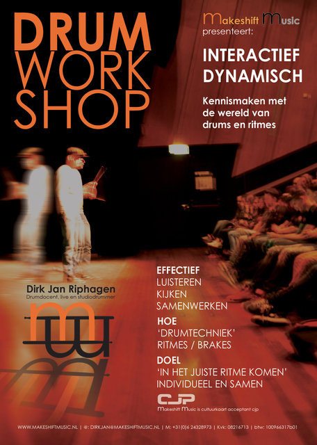 Flyer for makeshift music