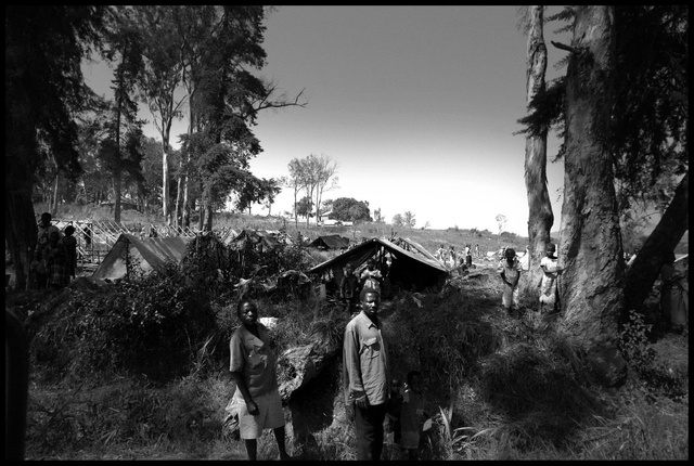 Congo - Camp de réfugiés dans la région des grands