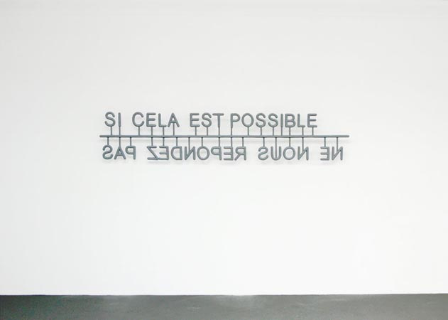 Si cela est possible, 2009