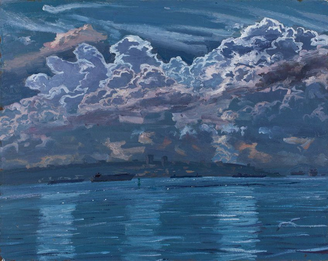 Clouds Over Staten Island  30 x 38" sold