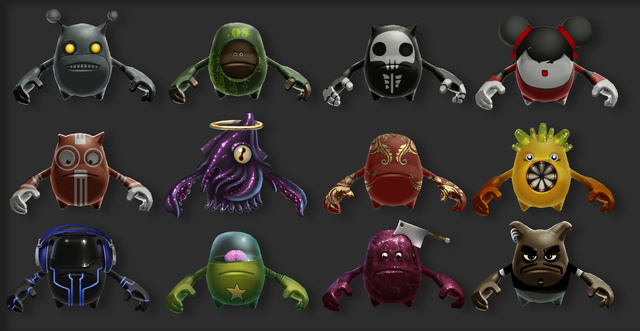 Cool Blob Characters