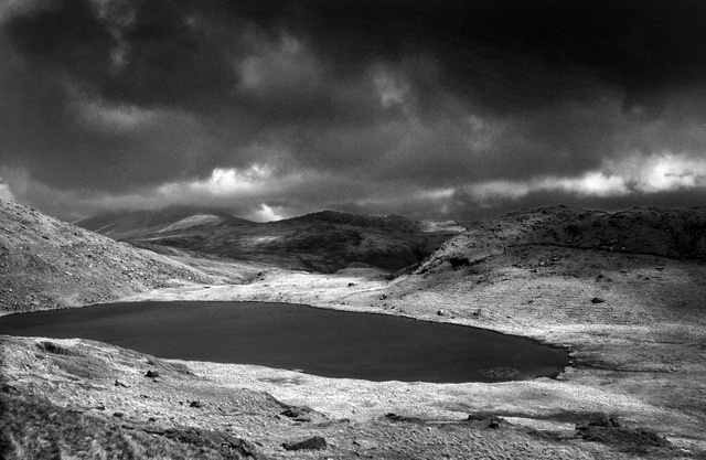 Llyn Llydaw, massif du Snowdon,pays de Galles,2002.