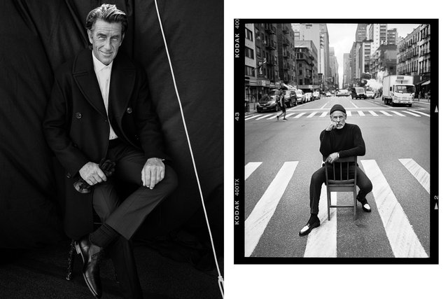 Esquire. Tyson Beckford, Tim Easton and Bruce Whulse. November, 2018.