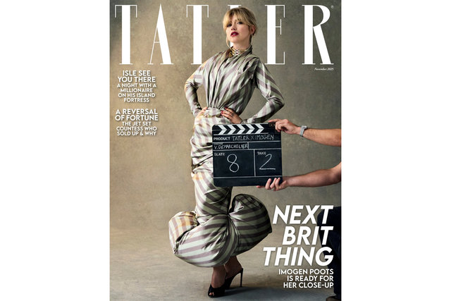 Tatler UK. Imogen Poots. November, 2025.