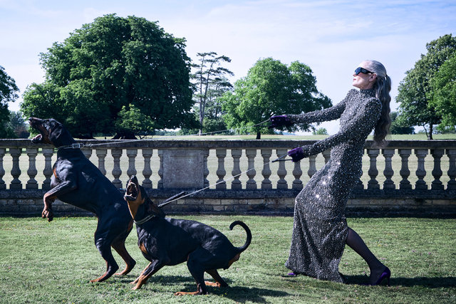 Tatler UK. Elizabeth McGovern, October 2025.