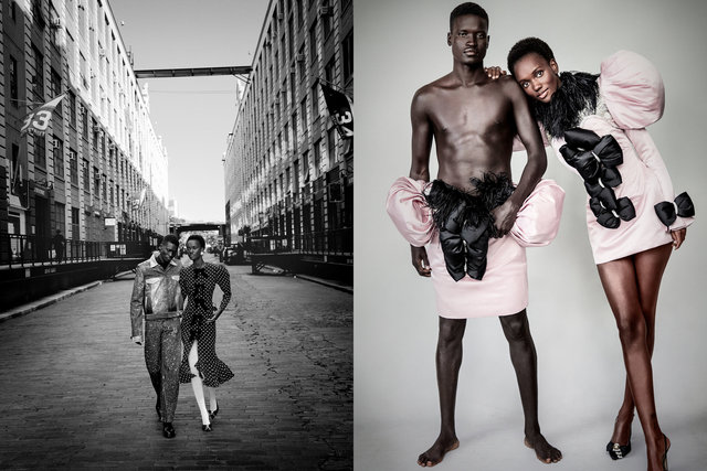 Grazia UK. Hereto Paul and Monywiir Deng Dharjang. September, 2020.