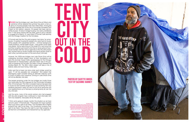 Streetwise Magazine, Tent City Out in the Cold, 2017