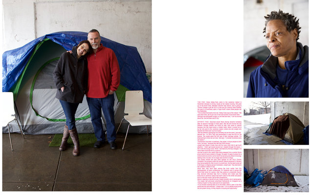 Streetwise Magazine, Tent City Out in the Cold, 2017