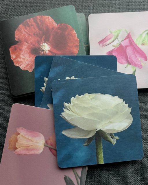 Glasunderlägg, 4-pack.