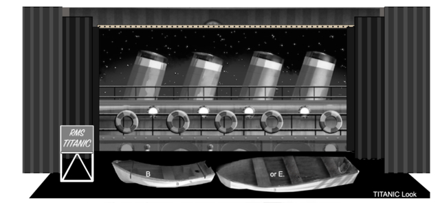 'A Night At Sea' Mockup. Backdrop by Henry Saine.
