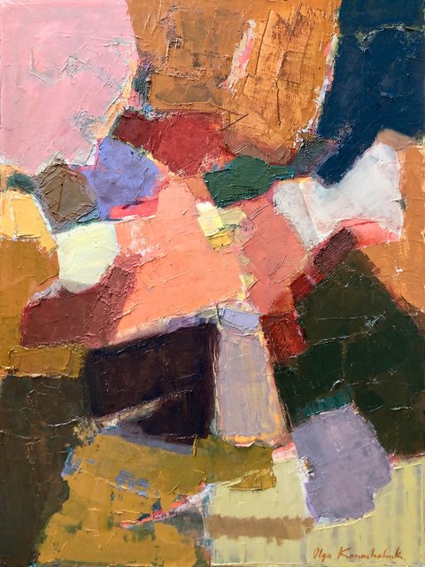 'Colour dynamics II' 101X76cm oil on canvas 2018