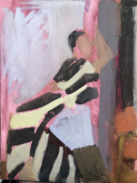 ‘Malgosia Bela. Life drawing’ (painting)