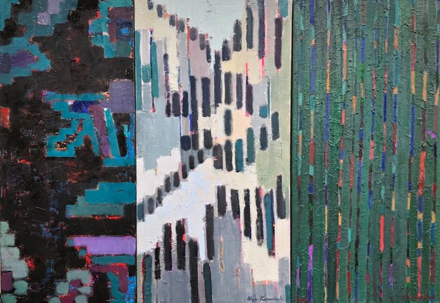‘ Heredity and variability IX,X,XI'  Triptych(War period)