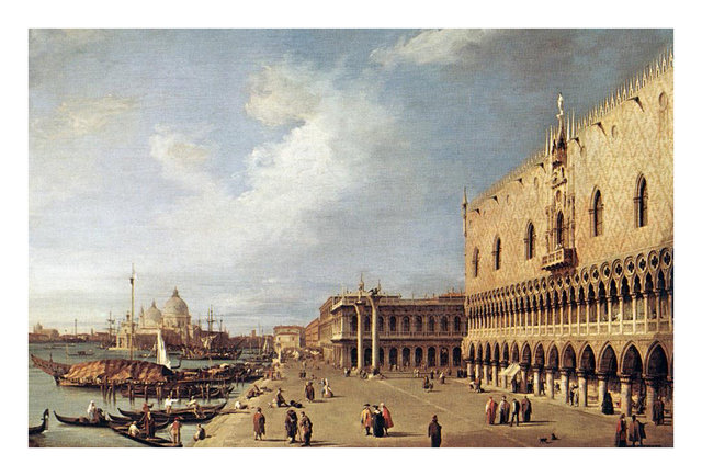Canaletto, View of the Ducal Palace, c. 1730