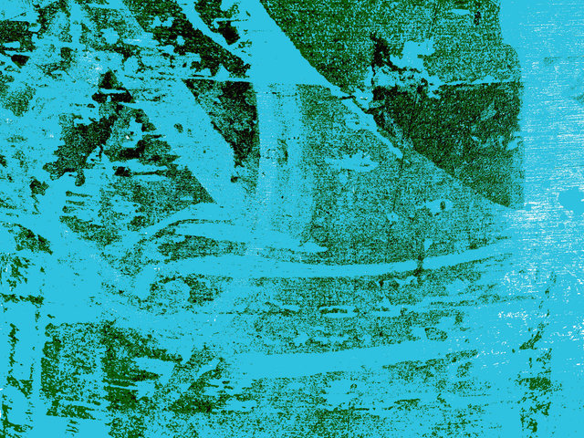 Blue on Green with Violence