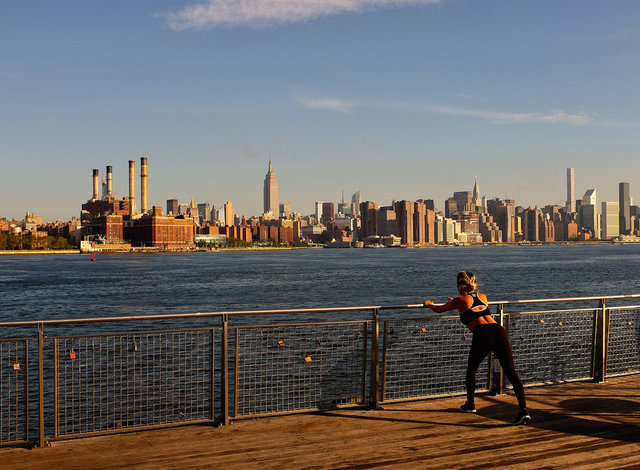 Work Out with a view, NYC/Williamsburg