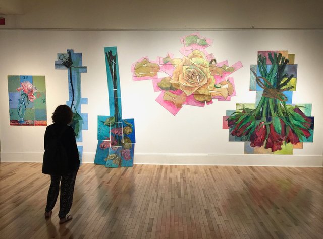 Drying Flowers, Exhibition View, 2017