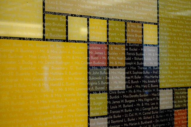 Ave Maria University Donor Wall