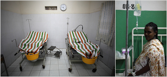 bushullo maternity clinic. the only one in the region where cesarian sections are made...
