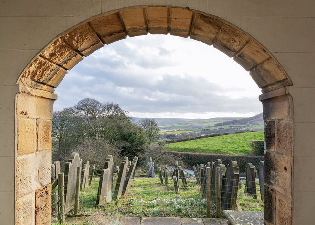 The churchyard of Old St Stephen's Church, Fylingdales