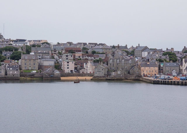 Lerwick's old waterfront