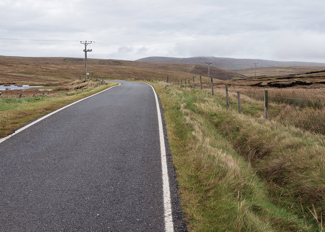 Road between Bigton and Channerwick