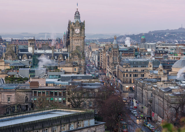 Princes Street from Calton Hill
