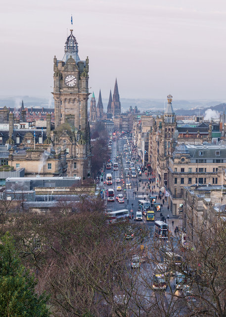 Princes Street from Calton Hill