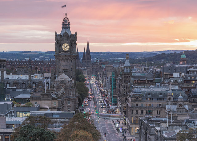 Princes Street from Calton Hill