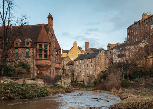 The Water of Leith in Dean Village