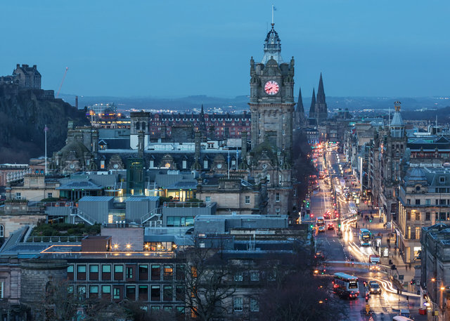 Princes Street from Calton Hill