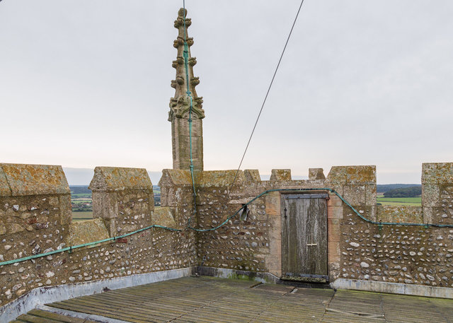 Top of St Nicholas Church tower, Blakeney