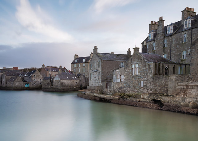 Lerwick's old waterfront