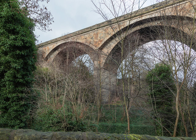 Dean Bridge from the Water of Leith Walkway