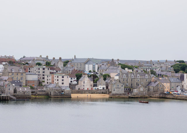 Lerwick's old waterfront