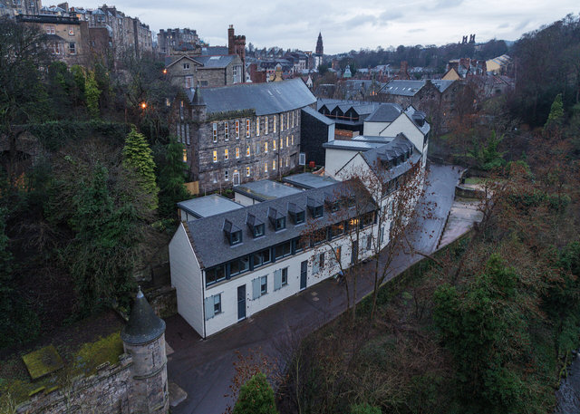 Miller Row from Dean Bridge
