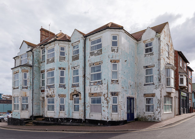 Derelict Shannocks Hotel, Sheringham
