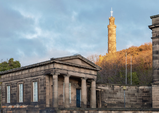 Nelson Monument and Old Royal High School