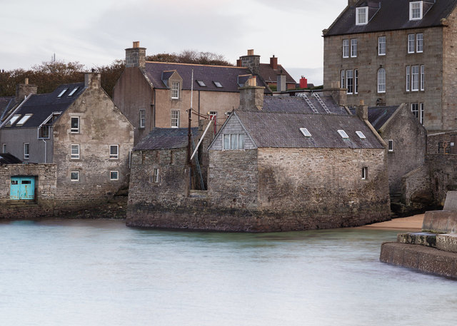 Lerwick's old waterfront
