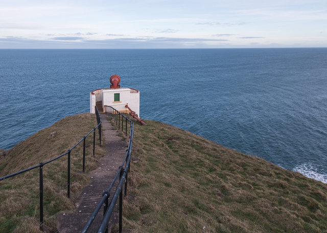 Foghorn at St Abbs Head Lighthouse