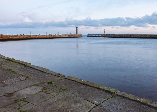 Harbour entrance's view from Tate Hill Pier