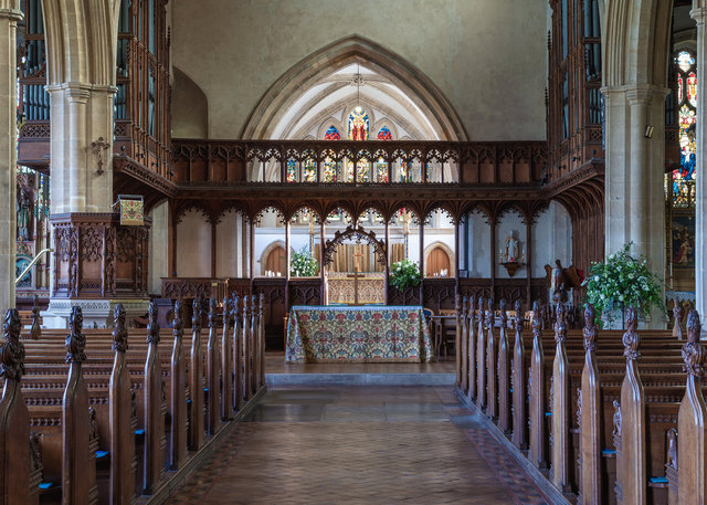 St Nicholas Church nave, Blakeney