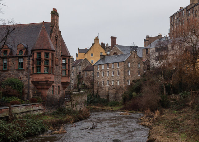 The Water of Leith in Dean Village