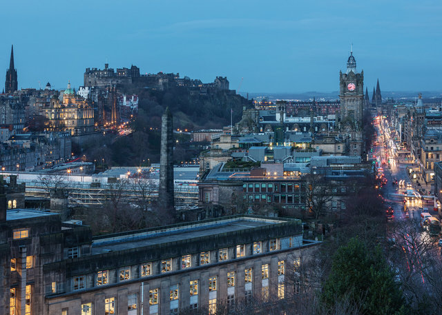 Old Town and Princes Street from Calton Hill