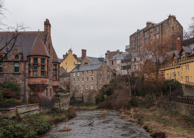 The Water of Leith in Dean Village