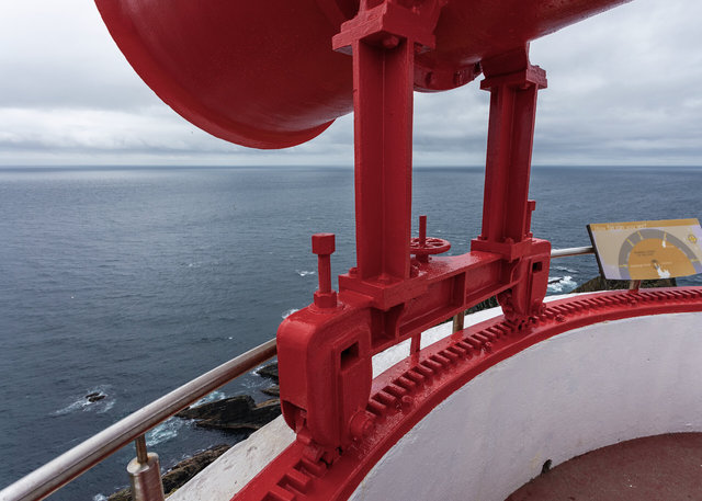 Foghorn at Sumburgh Head Lighthouse